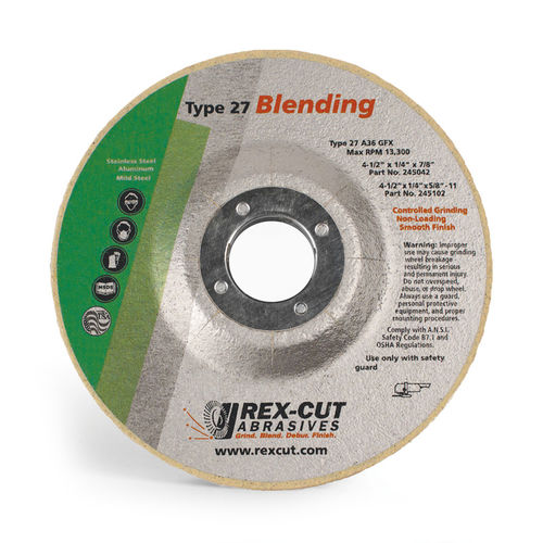 Schleifteller für Schleifarbeiten - 245051 - Rex-Cut Abrasives - flach / Siliziumkarbid / Aluminiumoxid
