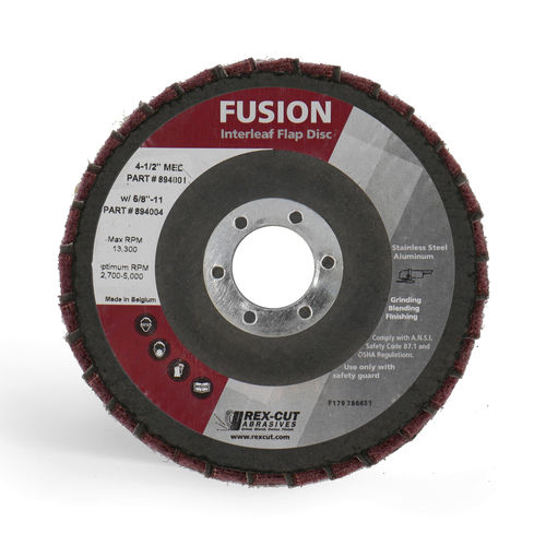 Lamellenscheibe zur Endbearbeitung - FUSION - Rex-Cut Abrasives - Vlies