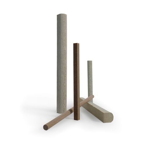 Aluminiumoxid-Schleifblock - Rex-Cut Abrasives - Siliziumkarbid / Baumwolle / zylinderförmig