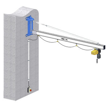 Aluminium-Drehkran - GIS AG