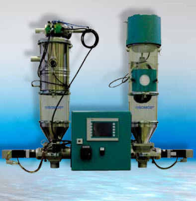 Dosier- und Mischanlage / Granulat - max. 900 kg/h | SOMOS® VOLMIX E-MH45 - ProTec Polymer Processing - volumetrisch / Schrauben