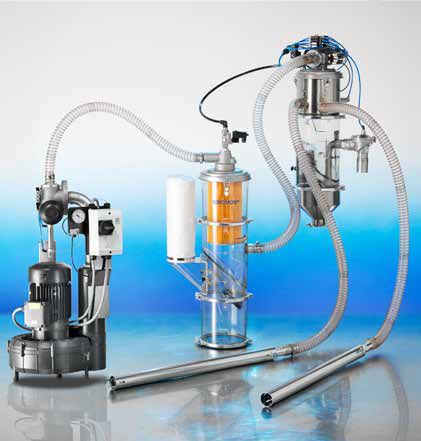 Einfülltrichter für Kunststoffgranulat - max. 100 kg/h | SOMOS® MFG-E 243.0 - ProTec Polymer Processing