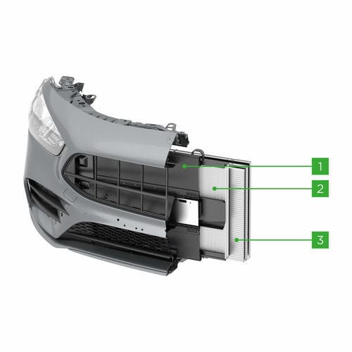 Filter für Luft - MANN+HUMMEL Filters - Partikel / Staub / Paneel