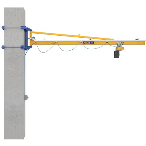 Wandschwenkkran - M2T - OMIS - 270° / mit Elektrosteuerung / mechanisch