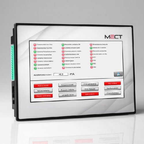 SPS für Schalttafelmontage - TPAC1008 03 - MECT SRL - Analogeingänge / Digitaleingang / Digitalausgänge