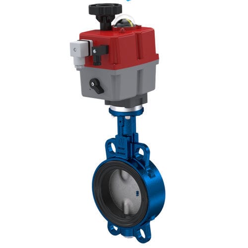 Absperrklappe - AK01 - NieRuf Gmbh - elektrisch betrieben / für Gas / Zwischenflansch