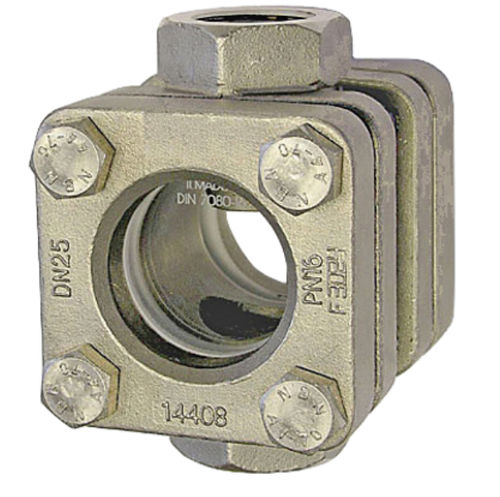 Schauglas für Niveauanzeiger - GS01 - NieRuf Gmbh - Gusseisen / Gewinde