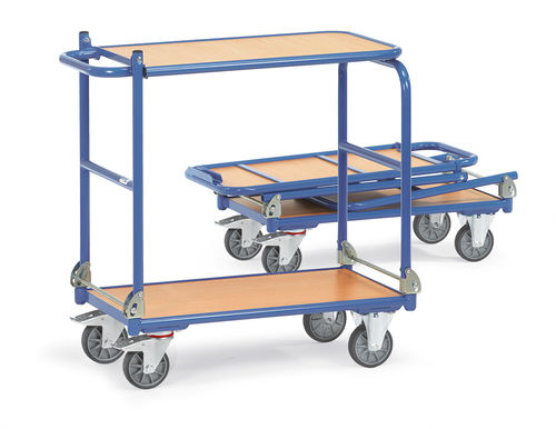 Transportwagen - 1140,1141 - fetra - Stahl / 2 Ebenen / für Plattform