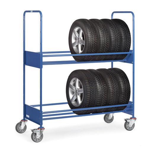 Lagerungswagen - 4586 - fetra - Stahl / 2 Ebenen / für Reifen