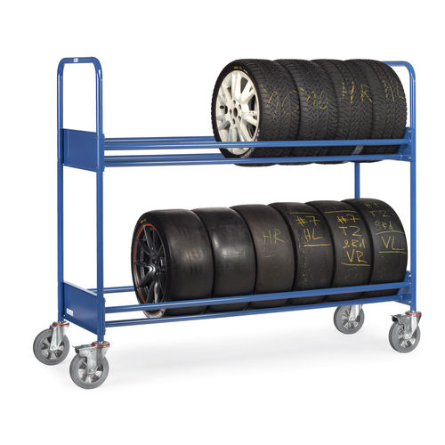 Lagerungswagen - 4588 - fetra - Stahl / 2 Ebenen / für Reifen