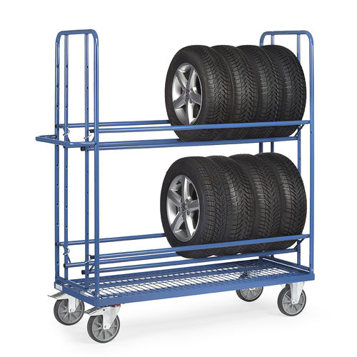 Lagerungswagen - 4596 - fetra - Stahl / 2 Ebenen / für Reifen