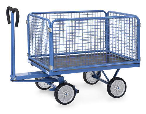 Transportwagen - 6433V - fetra - Stahl / Plattform / für Behälter