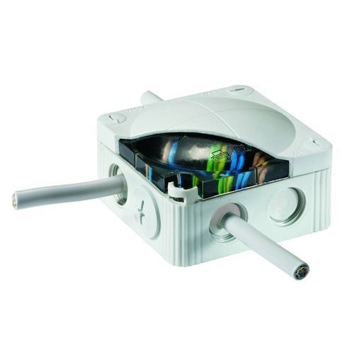 Wandmontierte Abzweigdose - COMBI IP68 SET - WISKA Hoppmann GmbH - wasserdicht / IP68 / Polypropylen