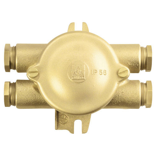Abzweigdose für Aufbau - 1155 series - WISKA Hoppmann GmbH - IP56 / Messing / mit Kabelverschraubung