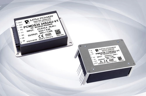 DC/DC-Wandler / auf Rahmen - PCMDS30 series - MTM Power Messtechnik Mellenbach GmbH - Industrie / Einfachausgang / mit breitem Eingangsbereich