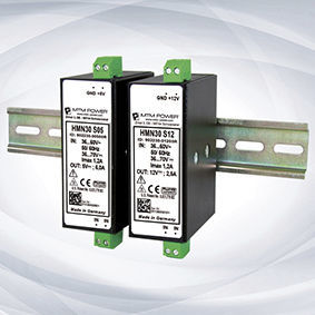 Stromversorgung für DIN-Schiene - HMN30 S series - MTM Power Messtechnik Mellenbach GmbH - DC/DC / AC/DC / Einfachausgang