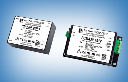 Stromversorgung für Leiterplatten - PMA30 S3,3 - MTM Power Messtechnik Mellenbach GmbH - AC/DC / Einfachausgang / CE