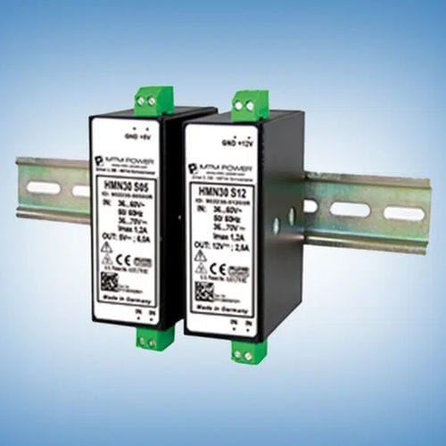 Stromversorgung für DIN-Schiene - HMN30 S05 - MTM Power Messtechnik Mellenbach GmbH - AC/DC / Einfachausgang / CE
