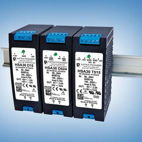Stromversorgung für DIN-Schiene - HSA30 D12 - MTM Power Messtechnik Mellenbach GmbH - AC/DC / CE / RoHS
