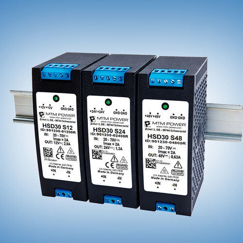 Stromversorgung für DIN-Schiene - HSD30 S12 - MTM Power Messtechnik Mellenbach GmbH - DC/DC / Einfachausgang / CE