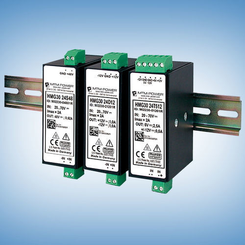 Stromversorgung für DIN-Schiene - HMG30 24S05 - MTM Power Messtechnik Mellenbach GmbH - DC/DC / Einfachausgang / CE