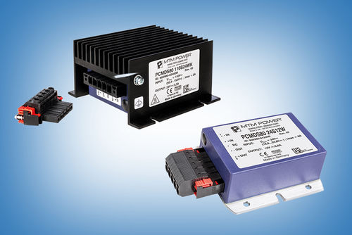 Galvanisch getrennter DC/DC-Wandler - PCMDS80 24S12W - MTM Power Messtechnik Mellenbach GmbH - auf Rahmen / Fahrzeug / für die Bahntechnik