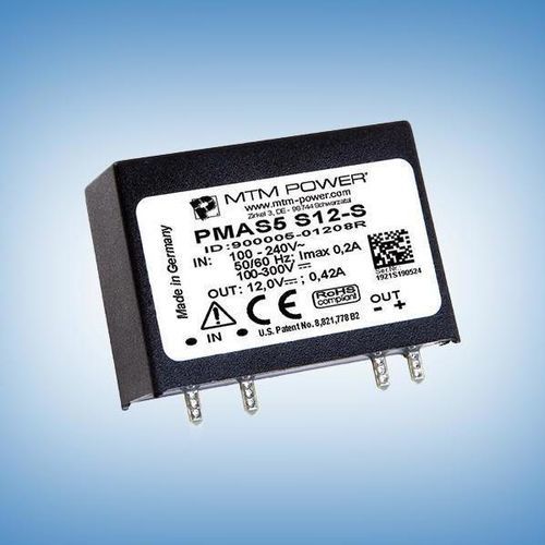 Stromversorgung für Leiterplatten - PMAS5 S15-S - MTM Power Messtechnik Mellenbach GmbH - AC/DC / Einfachausgang / CE