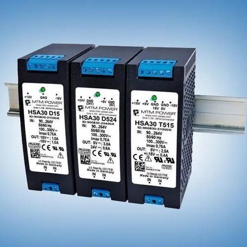 Stromversorgung für DIN-Schiene - HSA30 D512 - MTM Power Messtechnik Mellenbach GmbH - AC/DC / Doppelausgang / CE