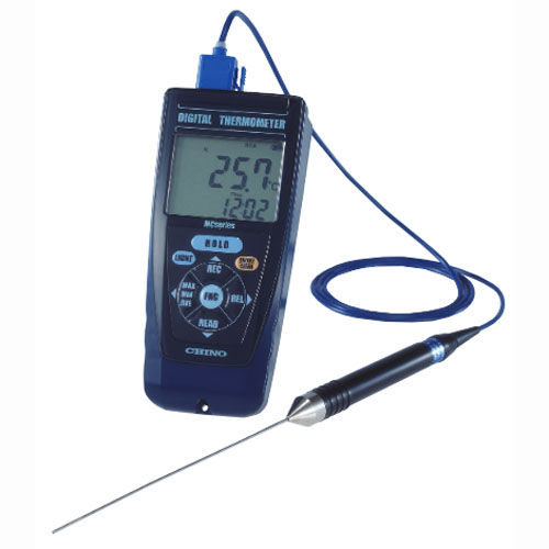Thermometer mit Datenerfassung - MC1000 Series  - CHINO CORPORATION - Thermoelement / Pt100 / mit LCD-Display