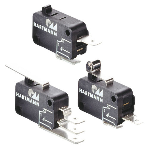 Mikroschalter - MAB1 - PTR HARTMANN GmbH - Federdruck / einpolig / für Aktuatoren