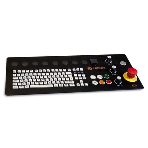 Einbaufähige Tastatur - KL22  - D.Electron - mit mechanischen Tasten / 105 Tasten / USB
