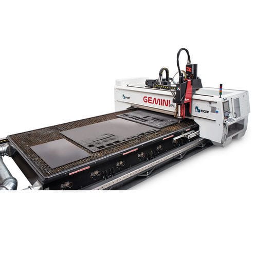 Laser-Schneidemaschine - GEMINI - FICEP - Autogenschneidkopf / Plasma / für Stahl
