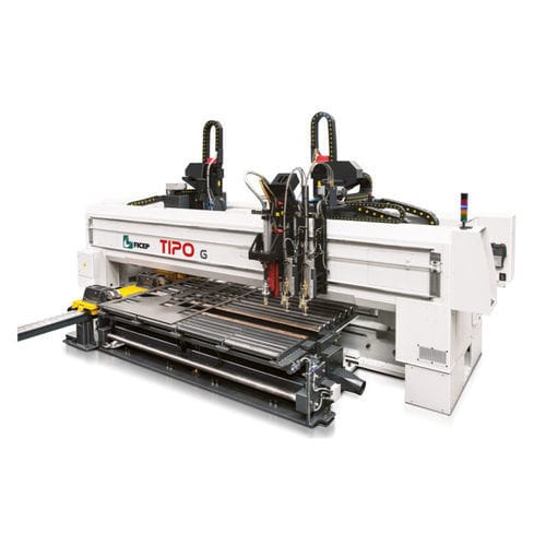 Autogenschneidkopf-Schneidemaschine - TIPO G series - FICEP - Plasma / für Stahl / für Platten