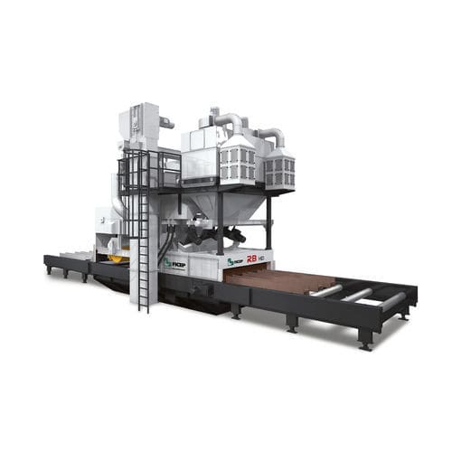 Rollbahn-Strahlanlage - RB HD series - FICEP - Turbinen / für Metall / kompakt
