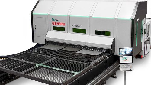 Laser-Schneidemaschine - GEMINI LASER - FICEP - für Metall / für Blech / Bohr
