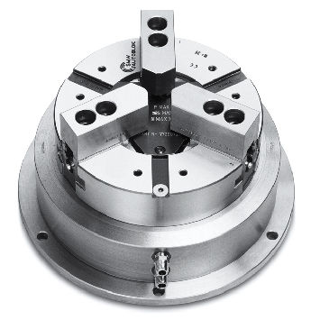 Kraftspannfutter - PBI-D/PBI-C - OML - 3-Backen / Drehmaschinen / pneumatisch