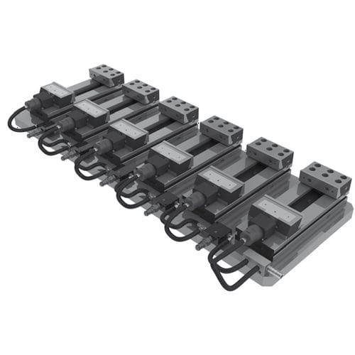 Schraubstock für Werkzeugmaschinen - TC HYDRO SET - OML - hydraulisch / modulierbar
