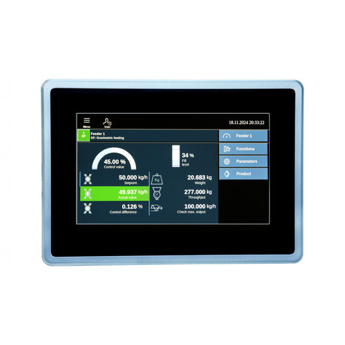 Bedienpanel mit Touchscreen - Congrav® OP-S - Kubota Brabender Technologie GmbH - einbaufähig / kompakt