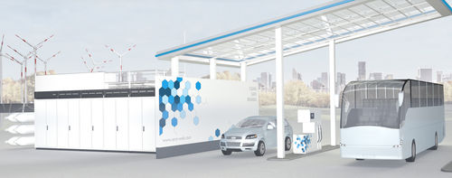 Wasserstoff-Betankungsstation - sera GmbH - stationär / elektrisch