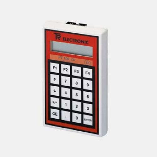 Terminal mit Tastatur - PT-100-N - TR-Electronic GmbH - wandmontiert / LCD / drahtlos