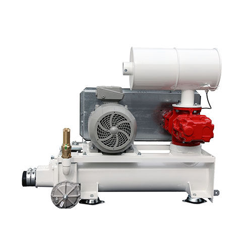 Volumetrisches Gebläse-Aggregat - K series with integrated discharge silencer - RKR Gebläse und Verdichter GmbH - Drehkolben / ATEX / kompakt