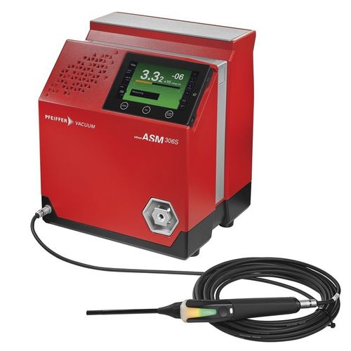 Wasserstoff-Leckdetektor - ASM 306 S - Pfeiffer Vacuum+Fab Solutions - Helium / mit integriertem Bildschirm / Schnüffel