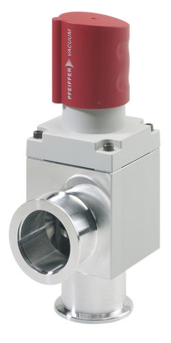 Handventil - AVC series - Pfeiffer Vacuum+Fab Solutions - für Gas / rechtwinklig / Edelstahl