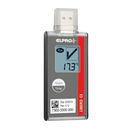 Temperaturanzeiger - LIBERO CI - ELPRO-BUCHS AG - mit LCD-Anzeige / mit Alarm / USB