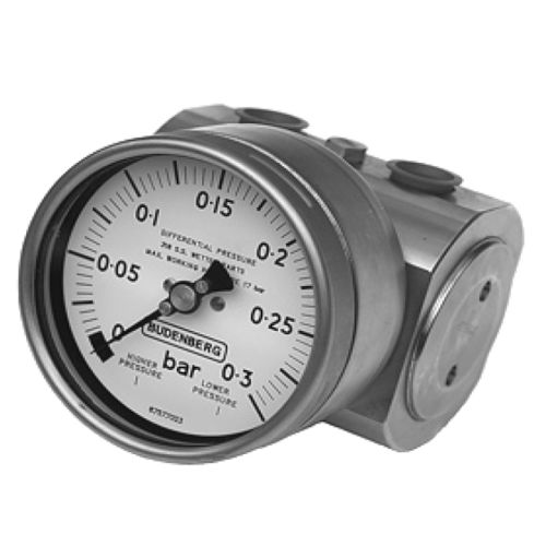 Differential-Manometer - M24-4 - Budenberg - mit Zifferblatt-Anzeige / Edelstahl / Balg