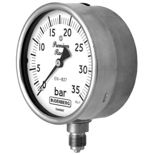Manometer mit Zifferblatt-Anzeige - 966MGP - Budenberg - Gewinde / Rohrfeder / Prozess