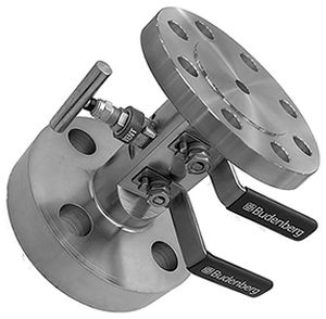 Kugelventil - 98F - Budenberg - Hebel / double block and bleed / Spül