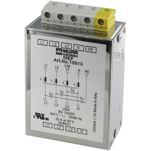 Elektronischer Filter / Tiefpass - MEF series - MURRELEKTRONIK - Aktiv / dreiphasig / Neutralleiter