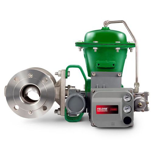 Kugelventil - Vee-Ball™ V300 - FISHER REGULATORS - pneumatisch gesteuert / Steuerung / Edelstahl