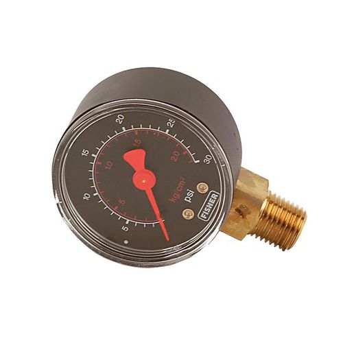 Differential-Manometer - J5 series - FISHER REGULATORS - analog / Gewinde / Kunststoff